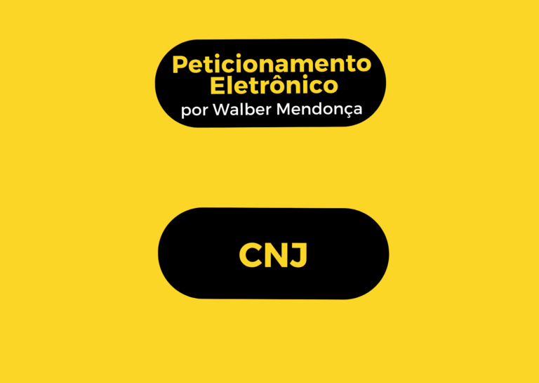 Peticionamento Nacional – CNJ – jus.br